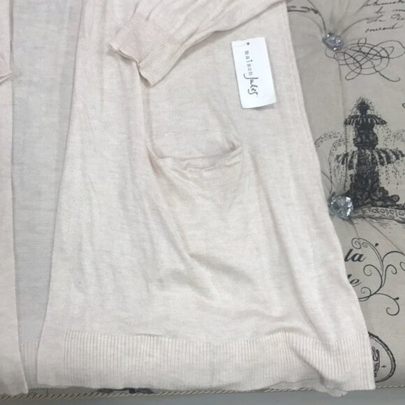 Maison Jules Long Open-Front Jersey Cardigan - Picture 3 of 7